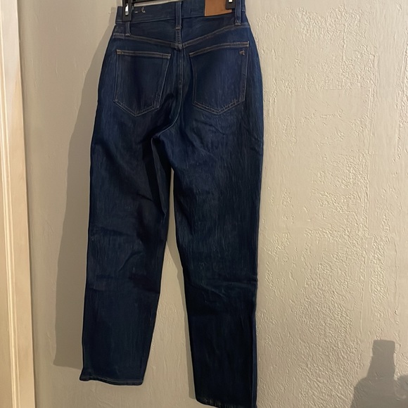 Madewell Perfect Vintage Straight Jean in Greenhaven Wash: Seamed Version - Picture 11 of 13